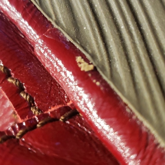 FLY London Crossover Mary Jane Wedge RED Portugal Adjustable Womens Size - Picture 12 of 12